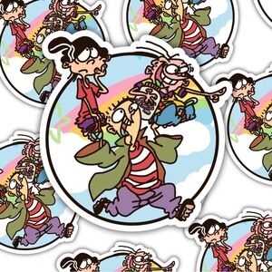 Ed, Edd n Eddy Cartoon Stickers